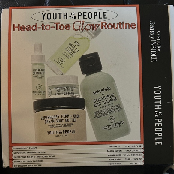 Youth to the People - Head to Toe Glow Routine